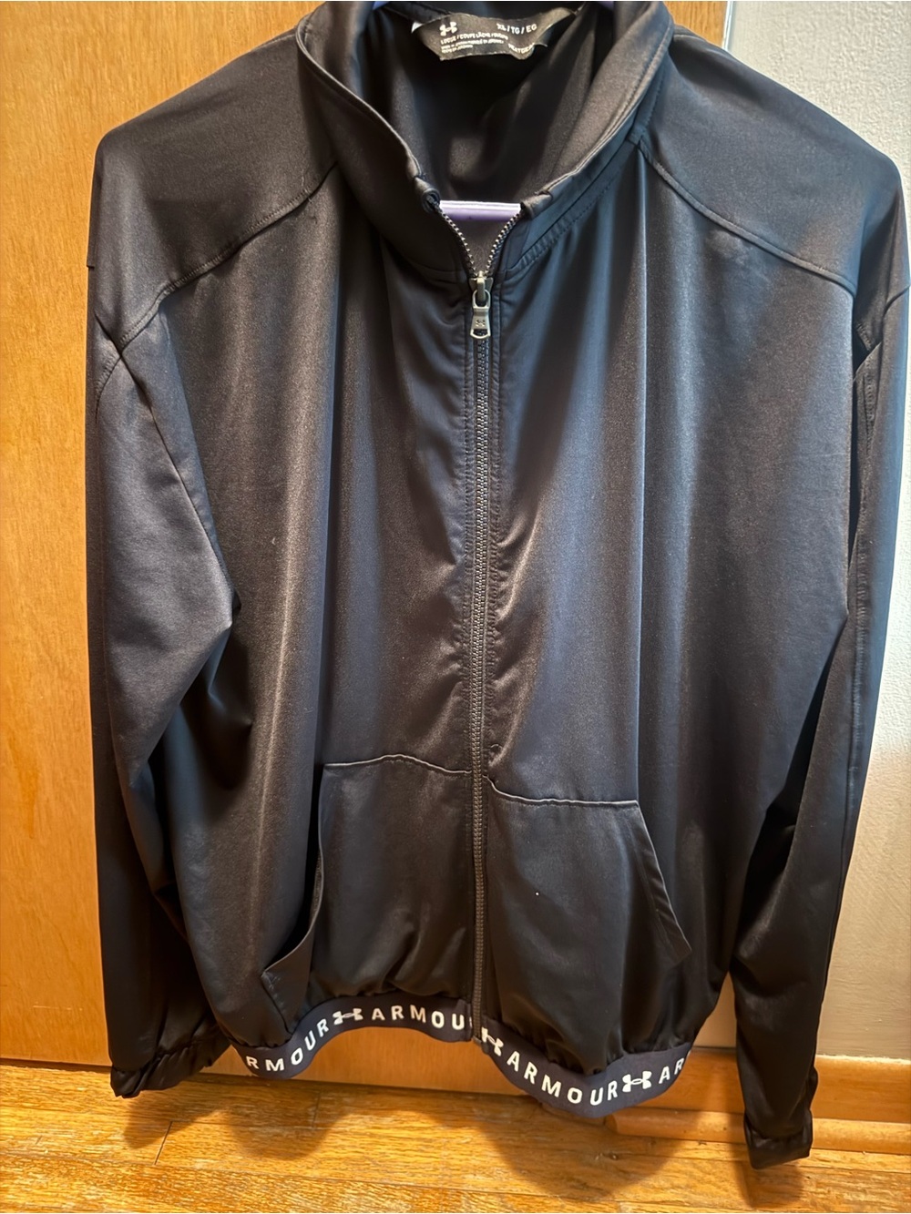 Under Armour Black Full-Zip Track Jacket